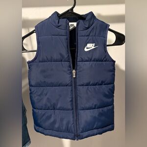 Nike Kids Blue Puffer Vest